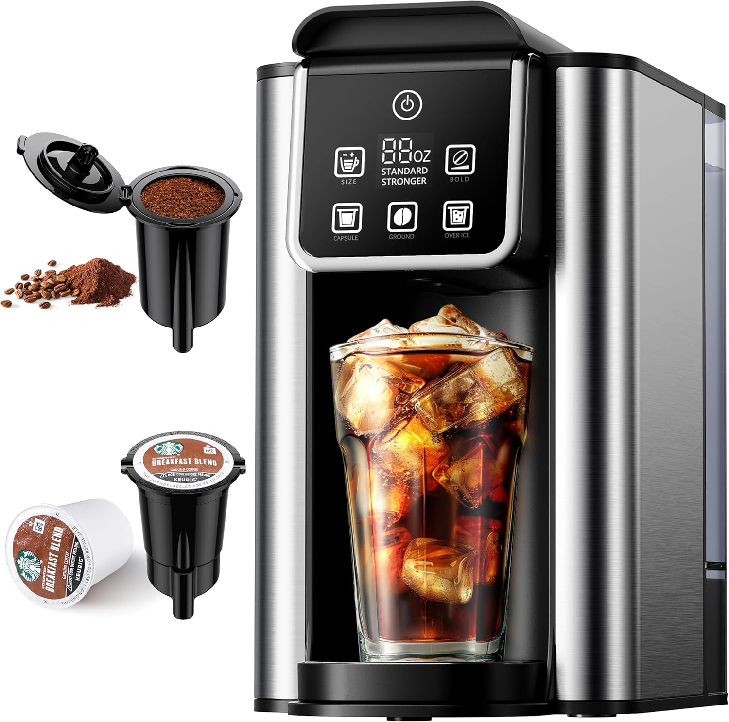 Hot & Iced Coffee Maker Review!