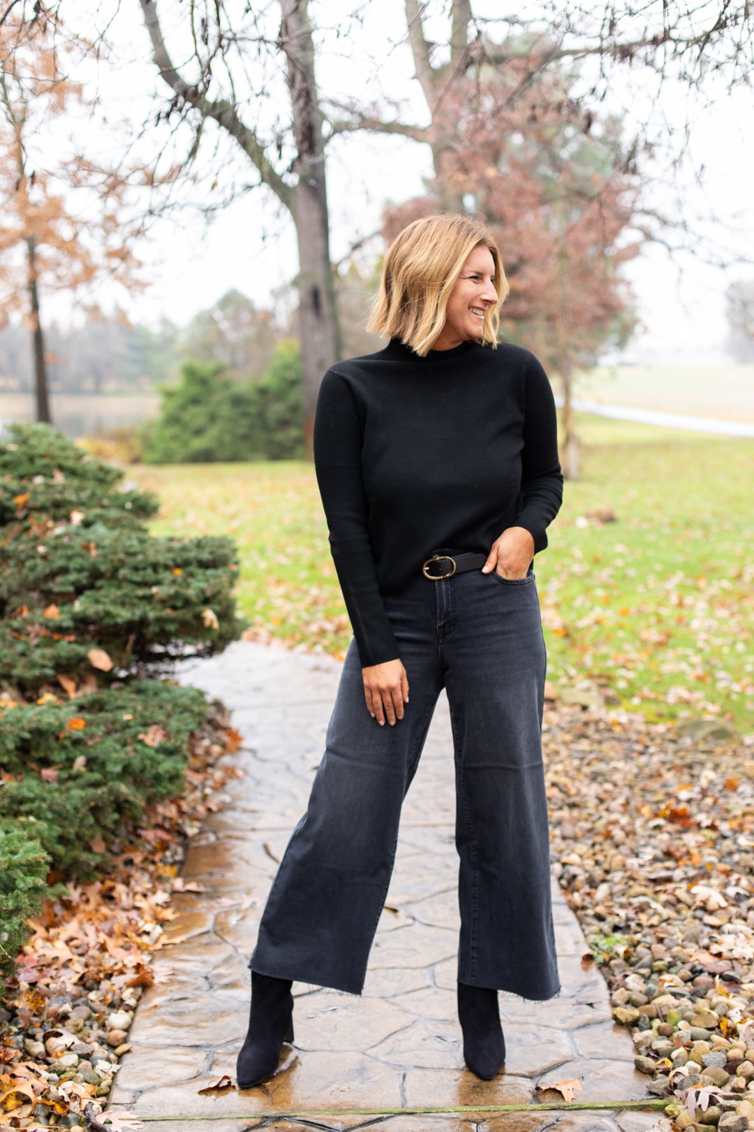 How to Style Wide Leg Pants for Winter