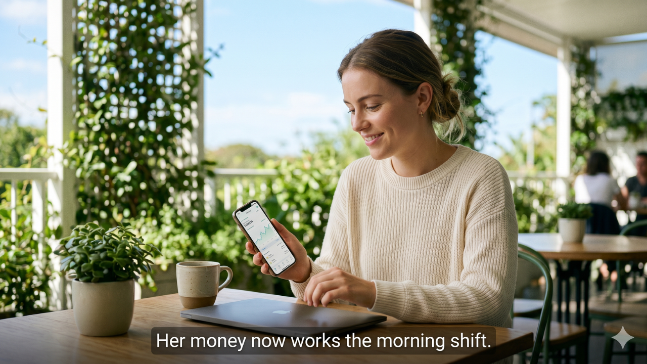 Financial freedom — Mia six months after discovering AI wealth tools and alternative investments