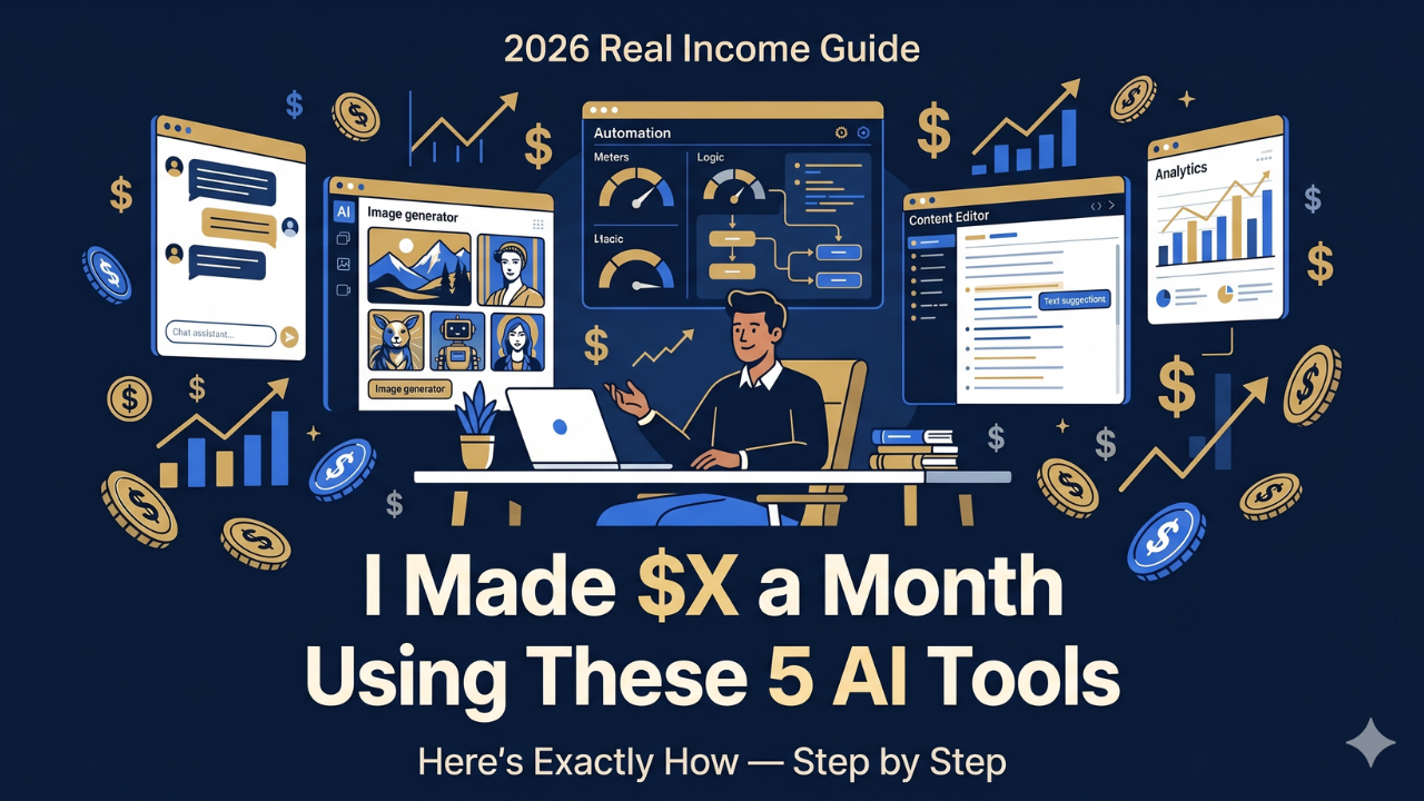 I Made $X a Month Using These 5 AI Tools —Here’s Exactly How