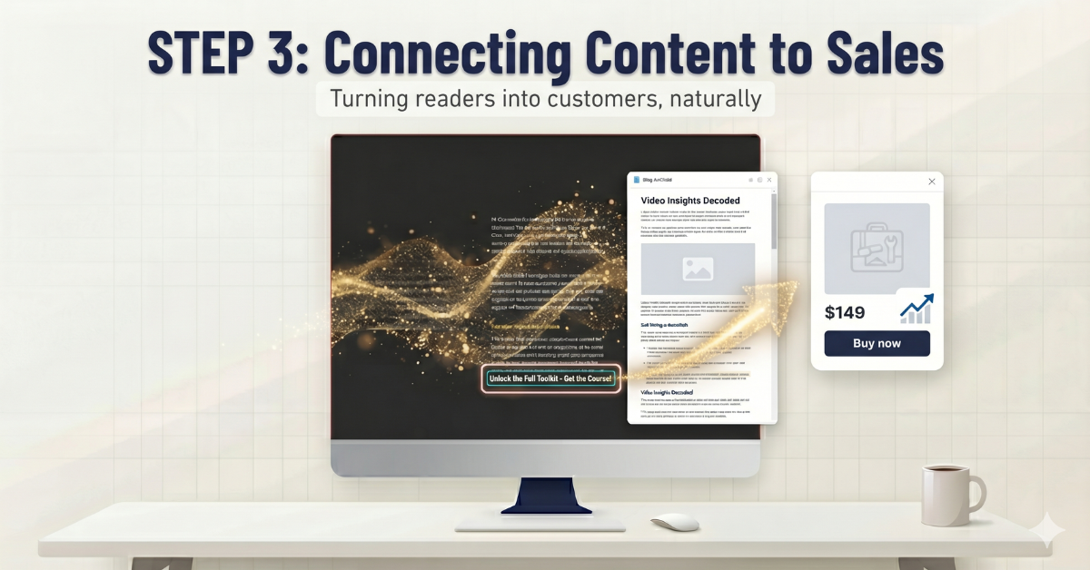 Step 3 Content to Sales