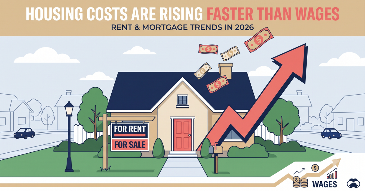 Housing costs rising faster than wages in the US 2026