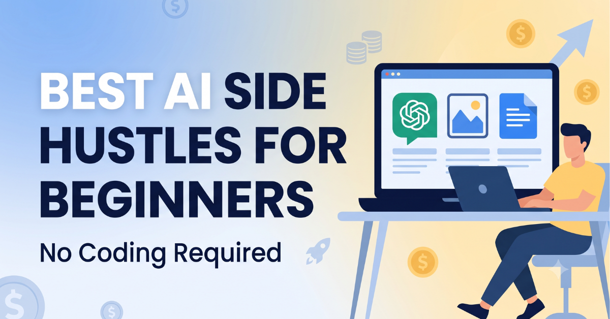 Best AI side hustles for beginners guide