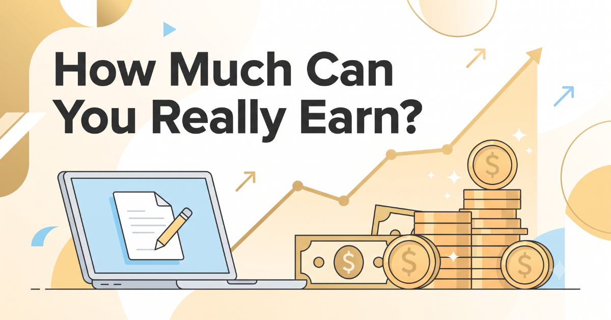 How much you can earn with AI freelance writing