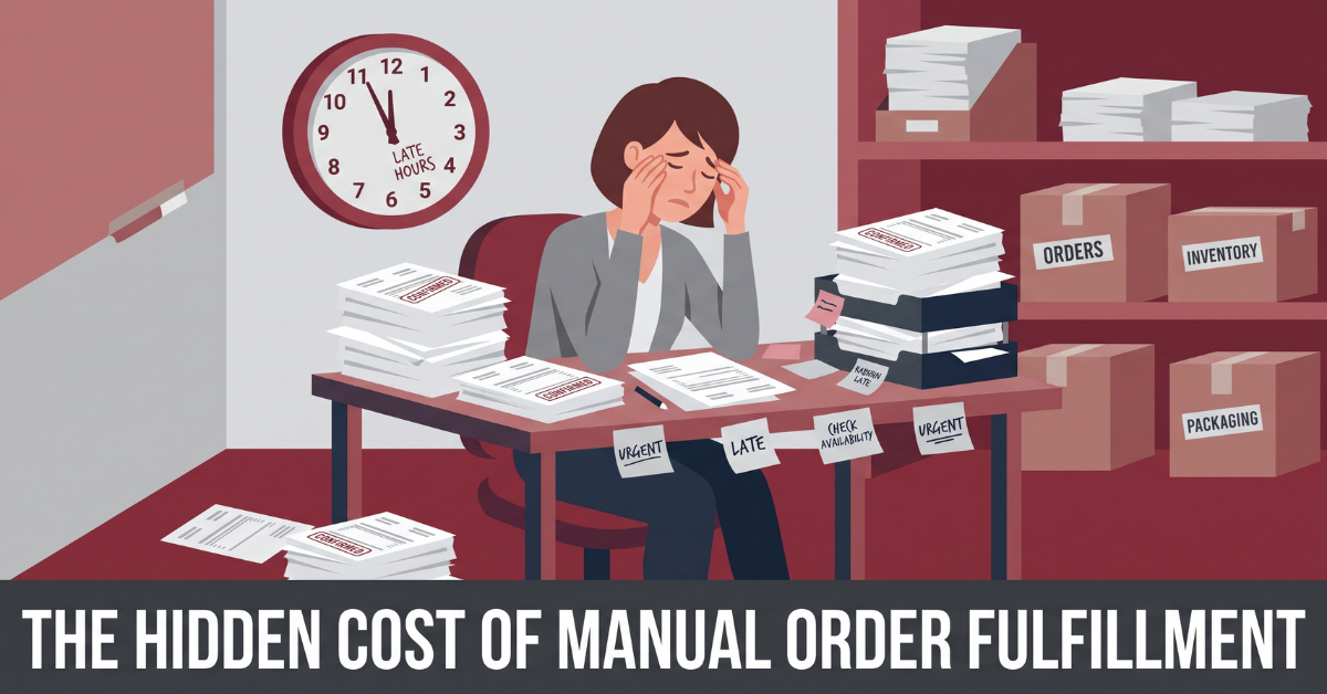 The hidden cost of manual order fulfillment