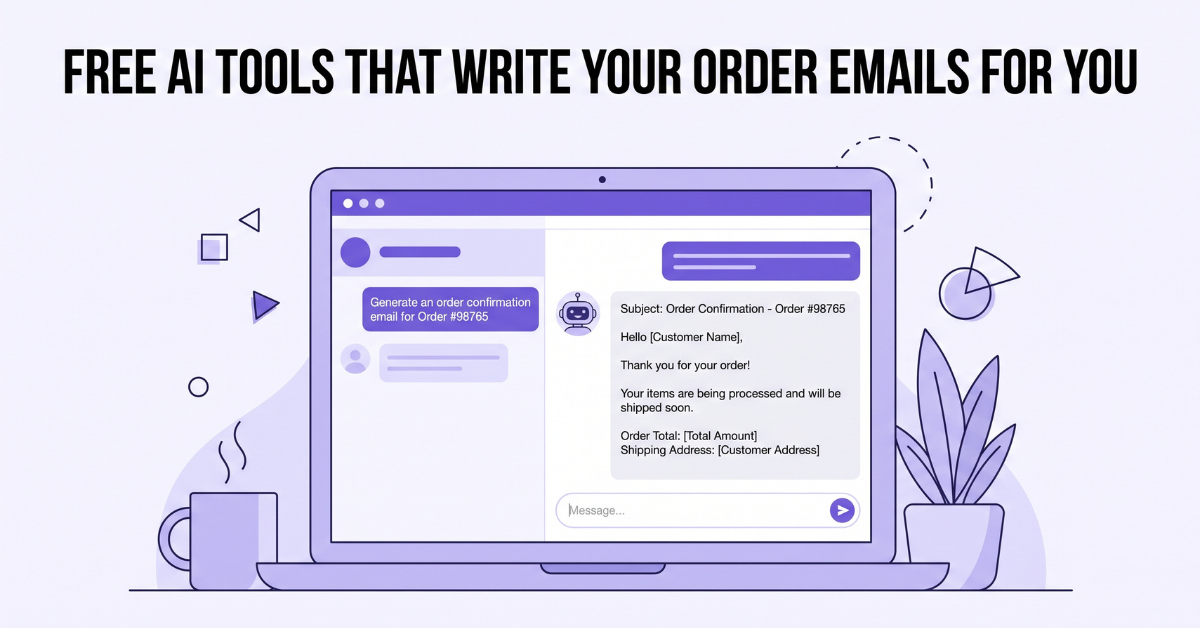 Free AI tools that write your order emails for you