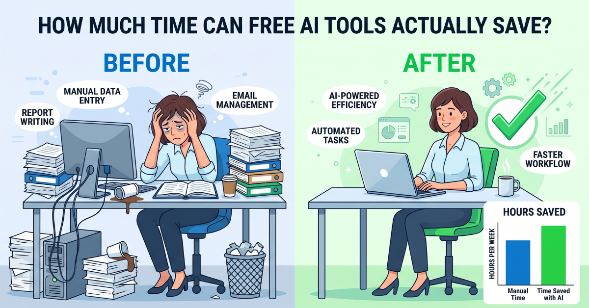 How much time can free AI tools actually save