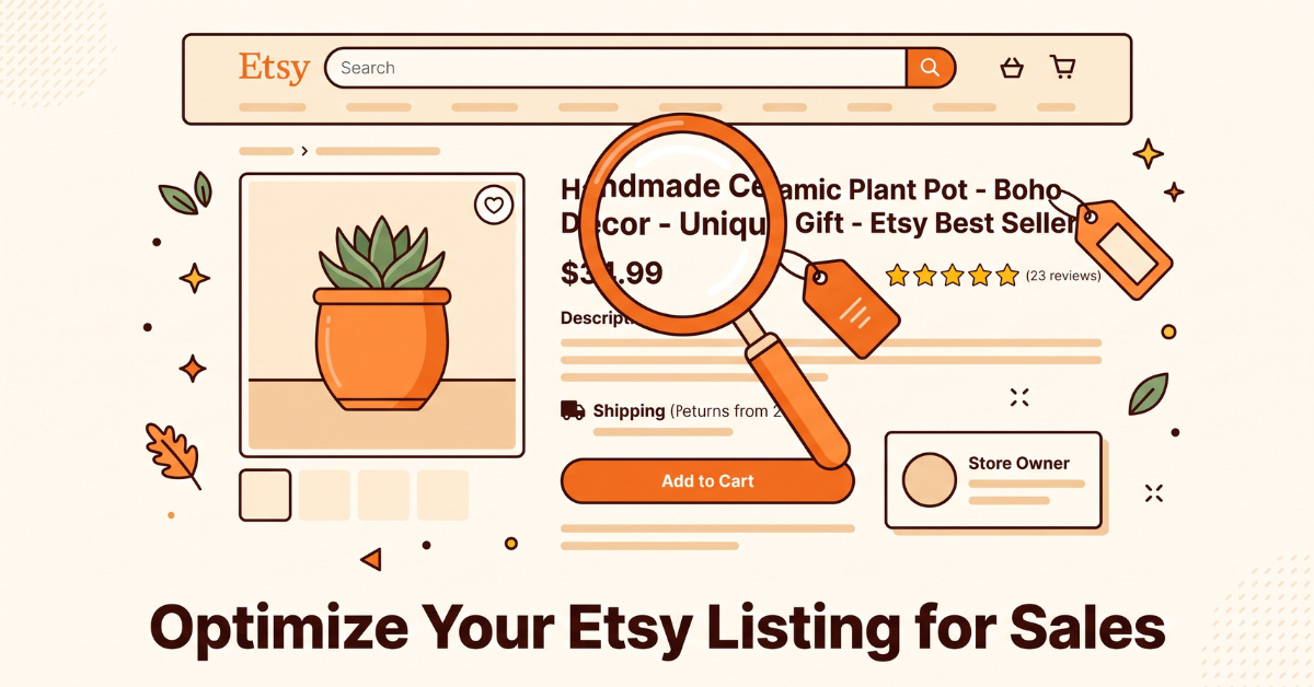 How to optimize your Etsy listing for AI digital products