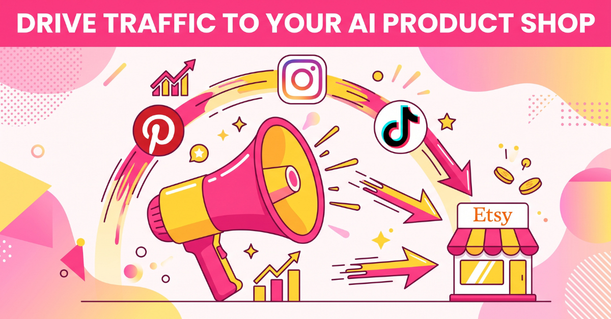 Marketing AI digital products beyond Etsy