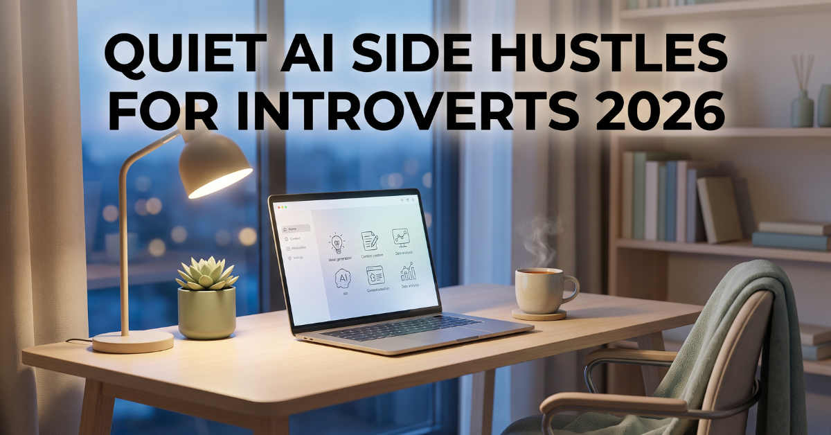 quiet AI side hustles for introverts 2026