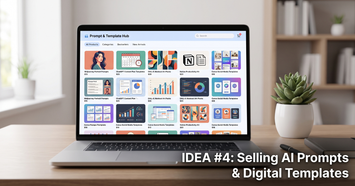 Selling AI prompts and digital templates
