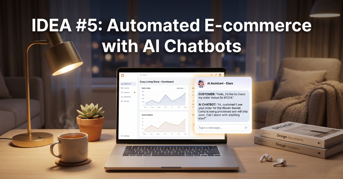 Automated e-commerce with AI chatbots