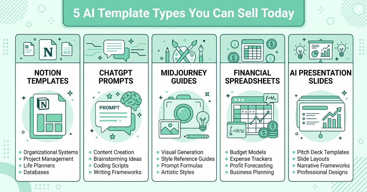 5 AI Template Types You Can Sell Today