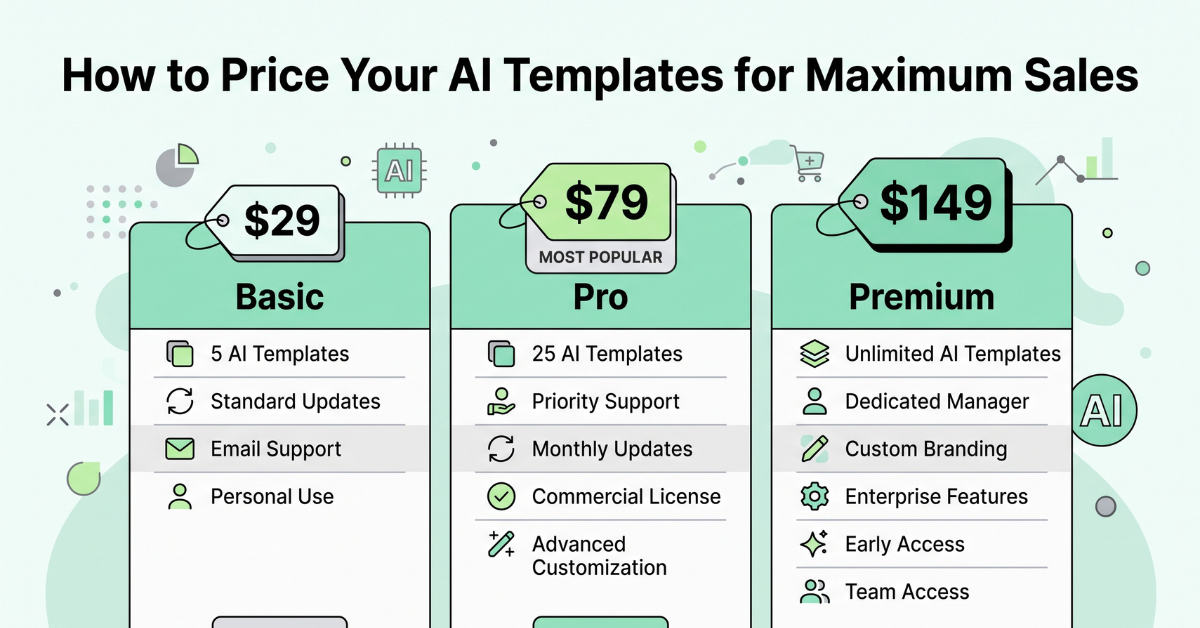 How to Price Your AI Templates for Maximum Sales