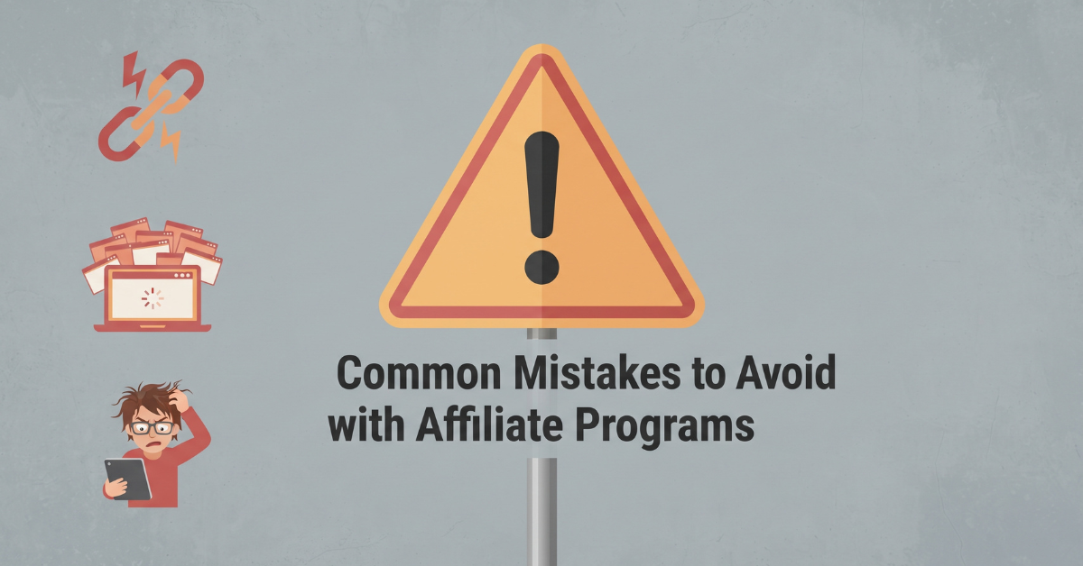 Common mistakes to avoid with affiliate programs