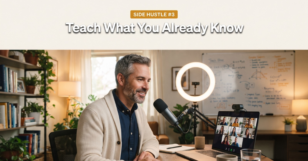 freelance consulting side hustle for professionals over 40